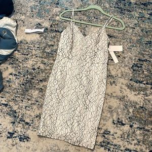 Design lab white lace dress